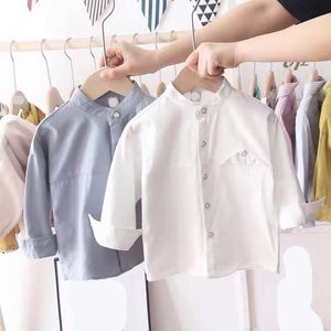 Kinderoverhemden jongens shirts lente herfst herfst peuter peuter kinderen shirt kleding voor baby tops kinderen shirts 230410