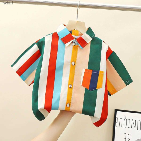 Kids Shirts Children Shirts Tops d'été pour enfants