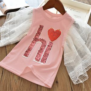 Kids shirts zomer eenhoorn kinderen s t -shirt meisjes katoenen korte mouw cartoon Thees top print unicornio kleding 2 7 jaar slijtage 230323