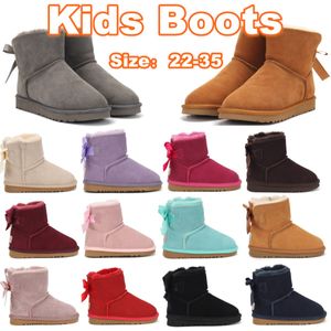zapatos para niños Australia mini botas cálidas zapatos para niñas medio Zapatilla de deporte para niños bebé diseñador juvenil Bota para la nieve Clásico niño pequeño botines de invierno Footwe O0No #