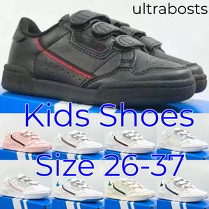 Enfants Chaussures 80s Casual Garçons Continental Enfants Baskets 80 Filles Jeunesse Sport Chaussure De Course Toddlers Runner Outdoor Trainers Kid Athletic Sneaker Noir h60F #