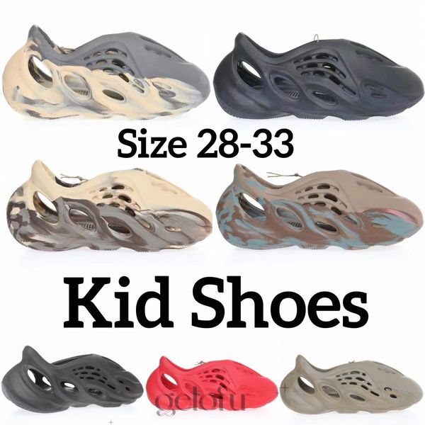 bébé enfants chaussures coureur pantoufle chaussure mousse sneaker designer toboggan tout-petits grands garçons mousses noires enfant jeunesse tout-petits nourrissons garçon fille enfants coureurs mode gris i0TO #