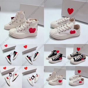 Chaussures pour enfants Toivas enfants Youth Casual Classic Blanc Black Low Low Love Taille 23-36 G3FL #