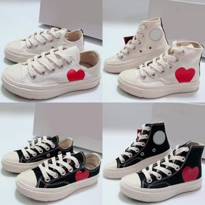 Chaussures pour enfants des années 70 Toile 70 Play Love Heart Baskets Low Eye All Starsd High Tout-petits Blanc Noir Garçons Filles Randonnée Baskets Chuck Kid Enfants Jeunesse Casual Designer Chaussure