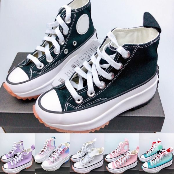 Zapatos para niños Lienzo Classic Run Star Zapatillas de deporte Altos Niños pequeños Caminata Niños Niñas Correr Diseñador Niños Jóvenes Casual Sneaker Spo O3oc #