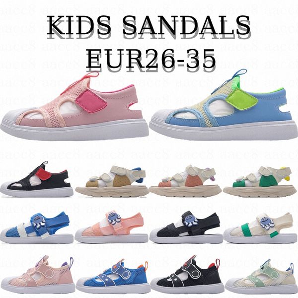 Chaussures pour enfants Sandales pour tout-petits bébé jeunes Summer Sondage Sole de caoutchouc Taille décontractée 26-3 G8WV #