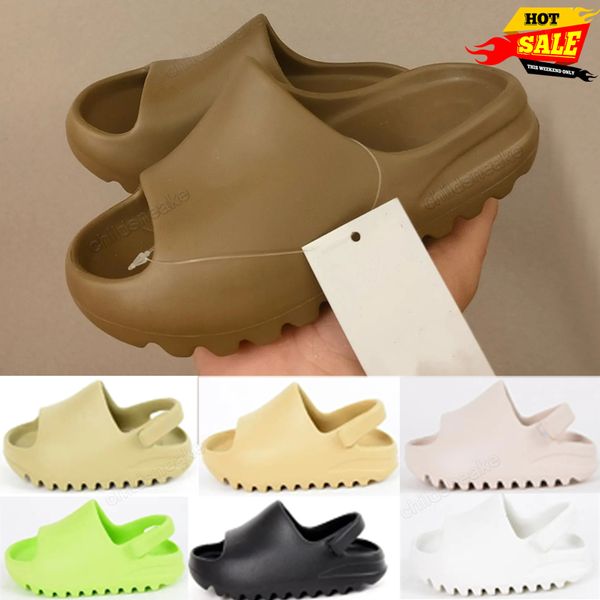 Zapatos para niños Zapatillas para niños Sandalias para niños pequeños Diapositivas Corredor de espuma de verano para padres e hijos Diapositiva de EVA Zapatilla para exteriores para niños grandes para jóvenes Sandalia de baño para casa antideslizante