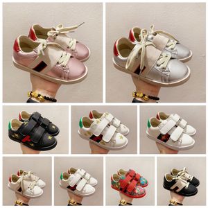 Zapatillas para niños diseñador entrenadores de abejas para niños zapatillas jóvenes zapatillas de deporte para niños zapatos para niños zapatos【code：L】 GUCCI kids shoes gg