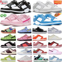 Chaussures de course pour hommes bas Panda Gris Fog triple rose noir blanc stangelove unc baskets rose rose chuchoter laser orange syracuse Valentine pur platine