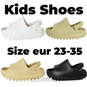 Chaussures pour enfants Pantoufles en mousse Pantoufles Diapositives Garçon Gril Sandales Chaussure Tout-petits Enfants Pantoufle Runner Noir Blanc Vert Enfants Eva Pantoufle Sandales D'été 23-35