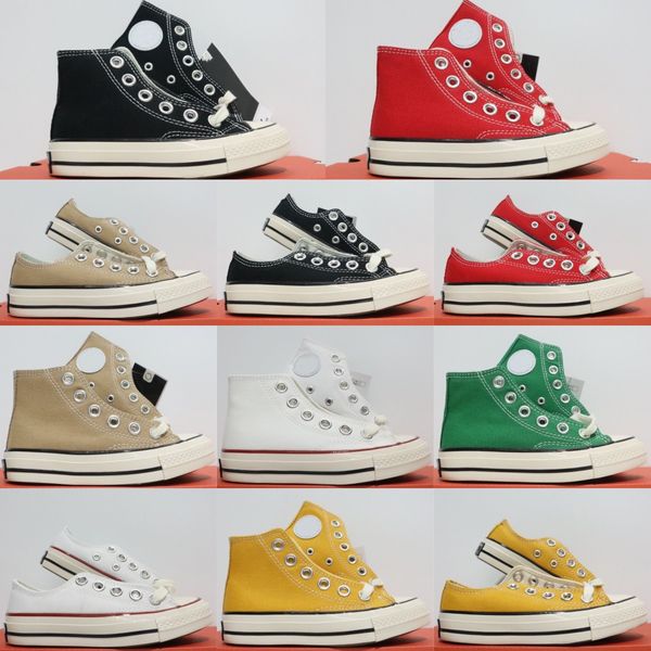 Shoes Kids High Low 1970S Lienza All Stars Running Shoe Girls 1970 White Black Children Sneakers casual para niños Sports Canva Chuck Red Trainers Red Outdoor Tamaño 24-35