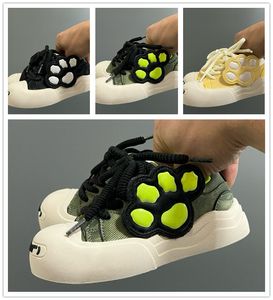 Chaussures pour enfants Baskets pour enfants Chaussures de créateurs Chaussures de bébé mignonnes Patte de chat Enfants Garçons Filles Baskets Sports de jeunesse Chaussures de sport Noir Vert Jaune avec boîte