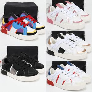 Chaussures pour enfants Low Zero Designer Sneakers décontractés Custom Toddler Girls Boys Luxury Brand Trainers Children Youth Outdoor Platform Shoe Blanc Black Red Blue T9g4 #