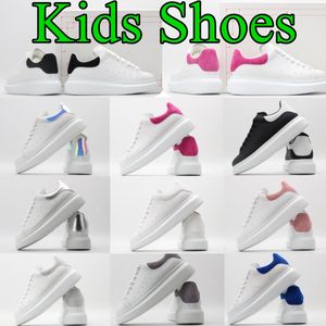 Zapatos de diseñador para niños Zapatillas de deporte de gran tamaño para niños y niñas Zapatillas de deporte Dream Blue Correa única Suela de goma Piel de becerro suave Entrenador con cordones Calzado deportivo