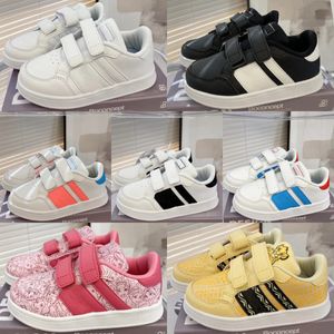 chaussures pour enfants shell toe designer enfant en bas âge chaussure casual sneaker enfants noir blanc formateurs filles bébé enfant jeunesse nourrissons crochet boucle chaussures de sport en plein air m 734d #