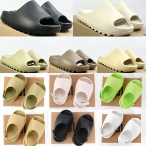 Diapositivas para niños Zapatillas para niños pequeños Sandalias de bebé EVA Niños Niños Niñas Zapatilla Diapositiva Zapatos para niños jóvenes Espuma Zuecos de playa de verano Desierto Arena Hueso Resina Ónix Marrón EUR 23-35