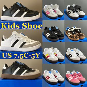 Chaussures pour enfants 4y 5y baskets pour tout-petits enfants chaussures argentées rose Designer noir blanc gris gris gris boys girls baby dinging