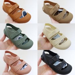 Enfants Chaussures Toe Sandales Classique igors Espagne Marque Plage En Plein Air D'été Enfants Pantoufles Flip Flop Casual Toddler Enfant Sandale Garçons Filles Jeunesse Fermé Doux Sol m372 #