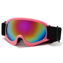 Gafas de esquí para niños lentes anti-fog lentes de invierno gafas nevadas alpinas gafas de esquí de gafas de nieve niños a prueba de viento de snowboard