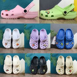 Kinderen slipper klogs sandalen peuters glijden Strand vakantie schoenen baby croc jeugd babyjongens meisje ontwerper sneakers eva roze zwart blauw witte zuigelingen kinderen schoen