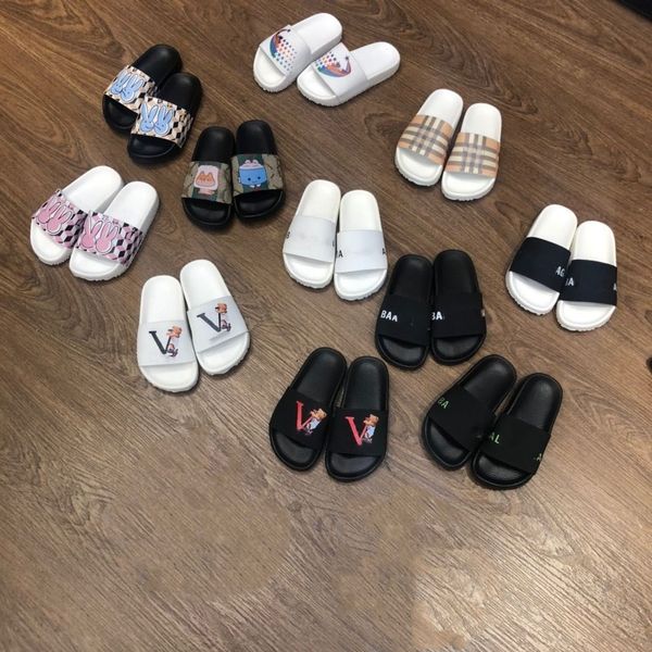 Kids Slippers Boys Girls Slides Home Casual Beach Chaussures Toddler Childre