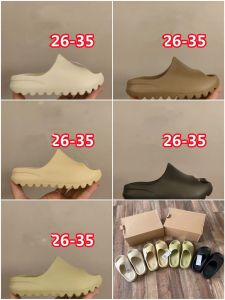 Kids slippers peuters ontwerpers schuiven eva voor jongens grils comfortabele sandalen gloeien groen roet onyx zwart bothars woestijn zand pure schuimglaasjes EUR26-35