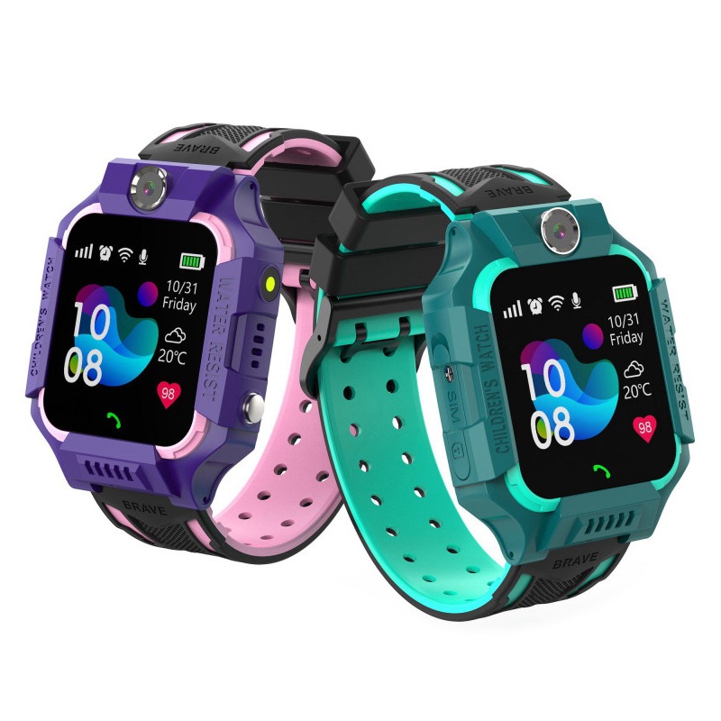 Montre intelligente pour enfants, horloge, rappel d'appel, appel vidéo, positionnement LBS, caméra, téléphone SOS, montres intelligentes Anti-perte