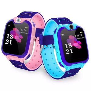 Montre connectée pour enfants, étanche, LBS, positionnement, appel, carte SIM 2G, localisateur à distance, garçons et filles