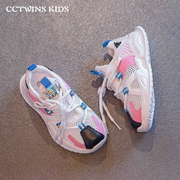 Kids Sneakers 2021 Jongens Meisjes Lente Casual Mode Ademend Running Sports Trainer Zachte Zool Appartementen Mand Chunky Babyschoenen G1025