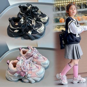 Kids Sneakers 2024 Lente Nieuwe Mode Meisjes Sportschoenen Zachte Zool Lichtgewicht Jongen Casual Schoenen Antislip Baby Peuter schoenen Kinderen Loopschoen