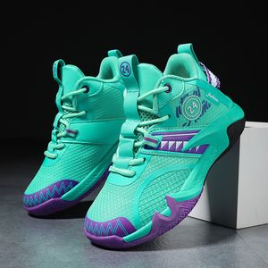 Kids Sneakers Jongens Basketbalschoenen voor Kinderen Sneakers High Top Slijtvaste Kinderen Sportschoenen Jongen Non-slip Basketbalschoenen