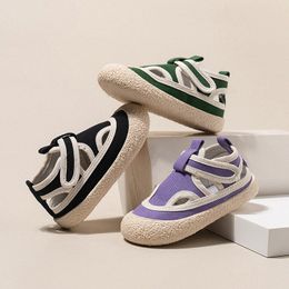 Sneakers pour enfants chaussures de tout-petit décontractées enfants pour jeunes chaussures de skateboard garçons filles chaussures enfants noirs vert violet taille 21-32 p0r9 #