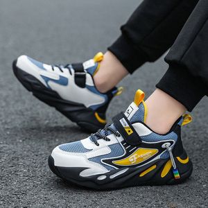 Niños zapatillas de deporte casual zapatos para niños pequeños jóvenes zapatos deportivos para carreras malla chicas niñas atléticas para niños al aire libre talla blanca amarilla azul color rosa rosa eur l4wy#