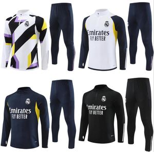 voetbaltrainingspakken voor kinderen Real madrid TRACKSUIT set 22 23 24 voetbaltenue voor heren en kinderen Chandal Futbol survetement madrides TRAININGSpak voetbaljack