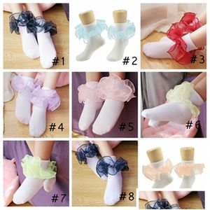 Kinder sokken 10 kleuren baby accessoires meisjes katoen kanten