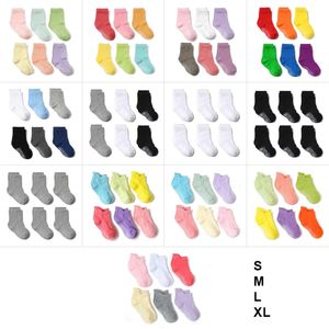 Chaussettes pour enfants 12 paires pour tout-petits avec poignées Tube central Crew Sock Confortable Respirant MultiColors Sport S Type5 231124