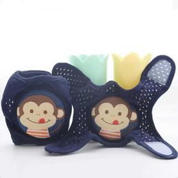 Kinder sokken 2-delige babyvoetverwarming verstelbare knie pad anti val peuter kruipende bescherming bundels spons beschermend deksel baby knie 0-5 yl2405