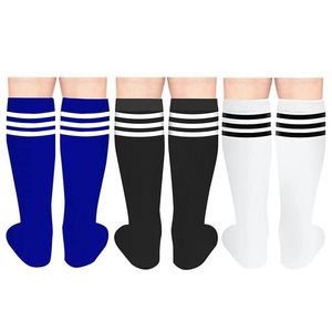 Chaussettes pour enfants 3 paires de chaussettes de football pour enfants