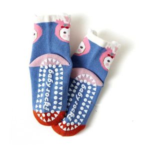 Chaussettes pour enfants 5 paires chaussettes pour enfants sans glissement pour enfants mignons imprimés en coton de tube de 1 à 12 ans D240528
