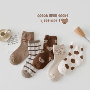 Chaussettes pour enfants 5 paires/lot printemps/automne dessin animé Animal bébé filles chaussettes coton mignon nouveau-né garçon enfant en bas âge enfants vêtements