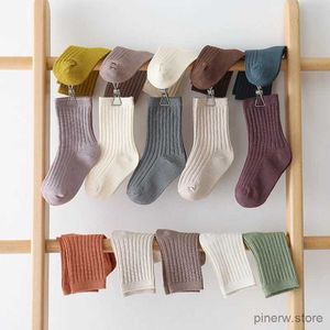 Chaussettes pour enfants 5 paires de chaussettes pour bébé nouveau-né garçon chaussettes 0-1-3-8 ans enfants pur coton printemps automne sans décoloration doux chaussettes pour enfants pour les filles