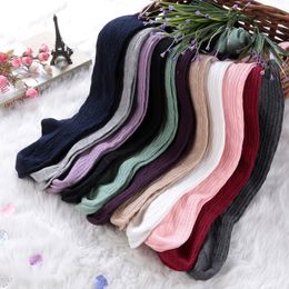 Kids Sokken Baby Meisjes Panty Kabel Gebreide Leggings Kousen Katoen Panty Zuigelingen Peuters 28 T Warm Winter Broek Gratis 230728