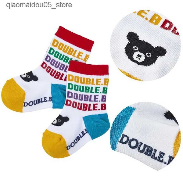 Chaussettes pour enfants chaussettes bébé New Japan Cartoon ours noir