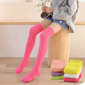 Chaussettes pour enfants, bas pour enfants, chaussettes hautes pour filles, printemps et été, collants pour enfants, adolescents, écoliers, bas blancs