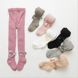 Kindersokken meisje winter strik panty's katoenen baby panty lente herfst konijn babysokjes panty kinderbroek beenwarmers 231013