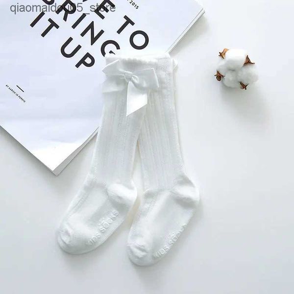 Calcetines para niños niñas con grandes rodillas arqueadas alta suavidad nuevos calcetines para niños calcetines de encaje de algodón para niños pequeños Q240413
