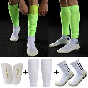 Enfants Chaussettes Haute Élasticité Soccer Shin Guard Sleeve Plus Adultes Enfants Anti-Slip Chaussette Football Pads Soutien Leg Cover Sport Équipement De Protection 230721