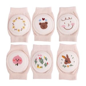 Chaussettes pour enfants Corée bébé genouillères mode impression enfants genouillère pour ramper enfant en bas âge bébé accessoires de sécurité genou protecteur chaussettes 0-2 ans 231019