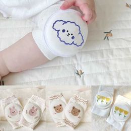 Chaussettes pour enfants coréen bébé gadins de genou de mode imprimerie pour enfants tampons de genou rampant accessoires de sécurité pour bébé