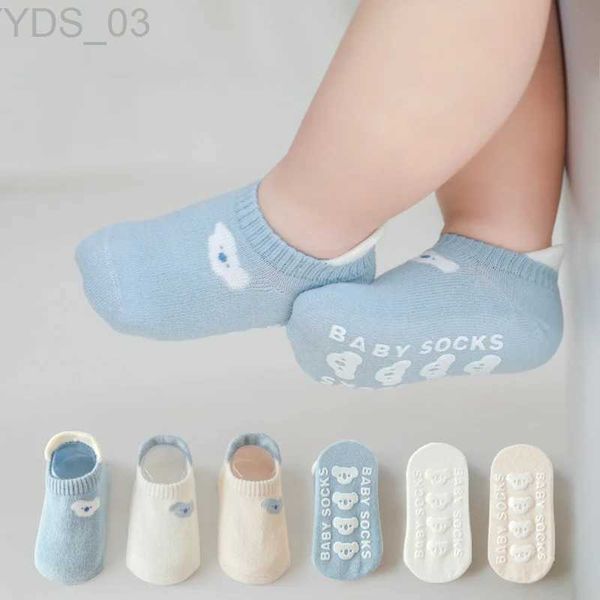 Chaussettes enfants Ladka 3 paires/ensemble chaussettes nouveau-né bébé pour filles garçons été maille mince infantile fille garçon enfant en bas âge chaussette courte 0-5T chaussettes enfants YQ240314